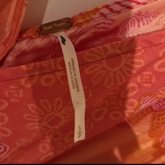 NWOT Free People Tied To You Tank in Lemonade Combo Sz S - Picture 10 of 12